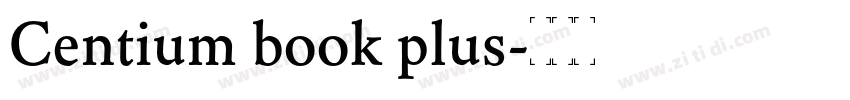 Centium book plus字体转换 Centium book plus字体转换